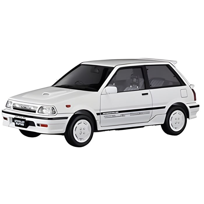 1/24 Toyota Starlet EP71 Turbo S (3-door) Late Type Plastic Model