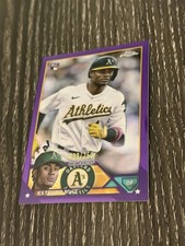 2023 Topps Chrome Purple Refractor /250 #99 ESTEURY RUIZ Baseball Card Rookie RC. rookie card picture