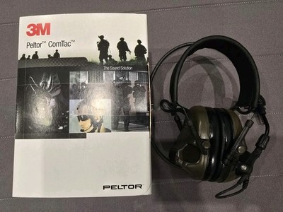 3M Peltor Comtac XPI Headset Brand New Genuine OD Green with microphone