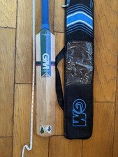 English Willow Cricket Bat Gunn And Moore Purist Vintage With cover 