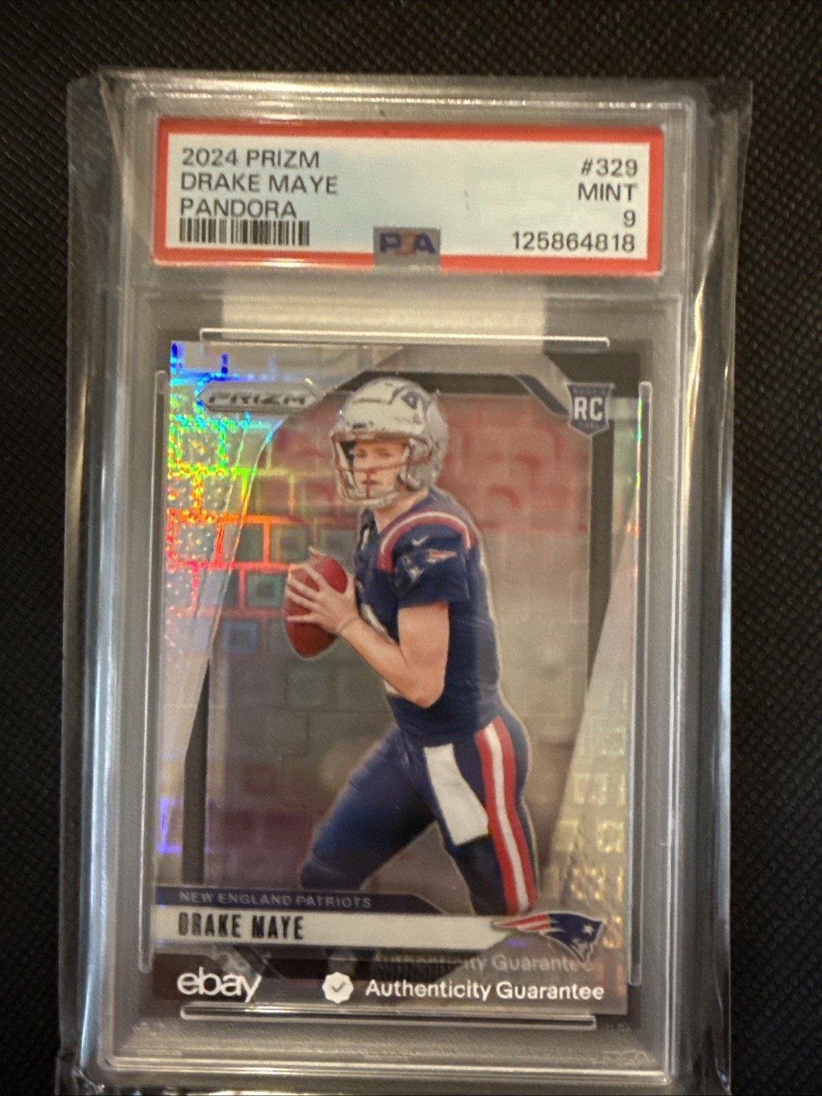 2024 Panini Prizm - Rookies Drake Maye #329 Pandora Prizm /400 (RC)