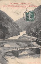 SPANIEN VALLE DE ARAN BRÜCKE DES KÖNIGS SPANISCHE GRENZE