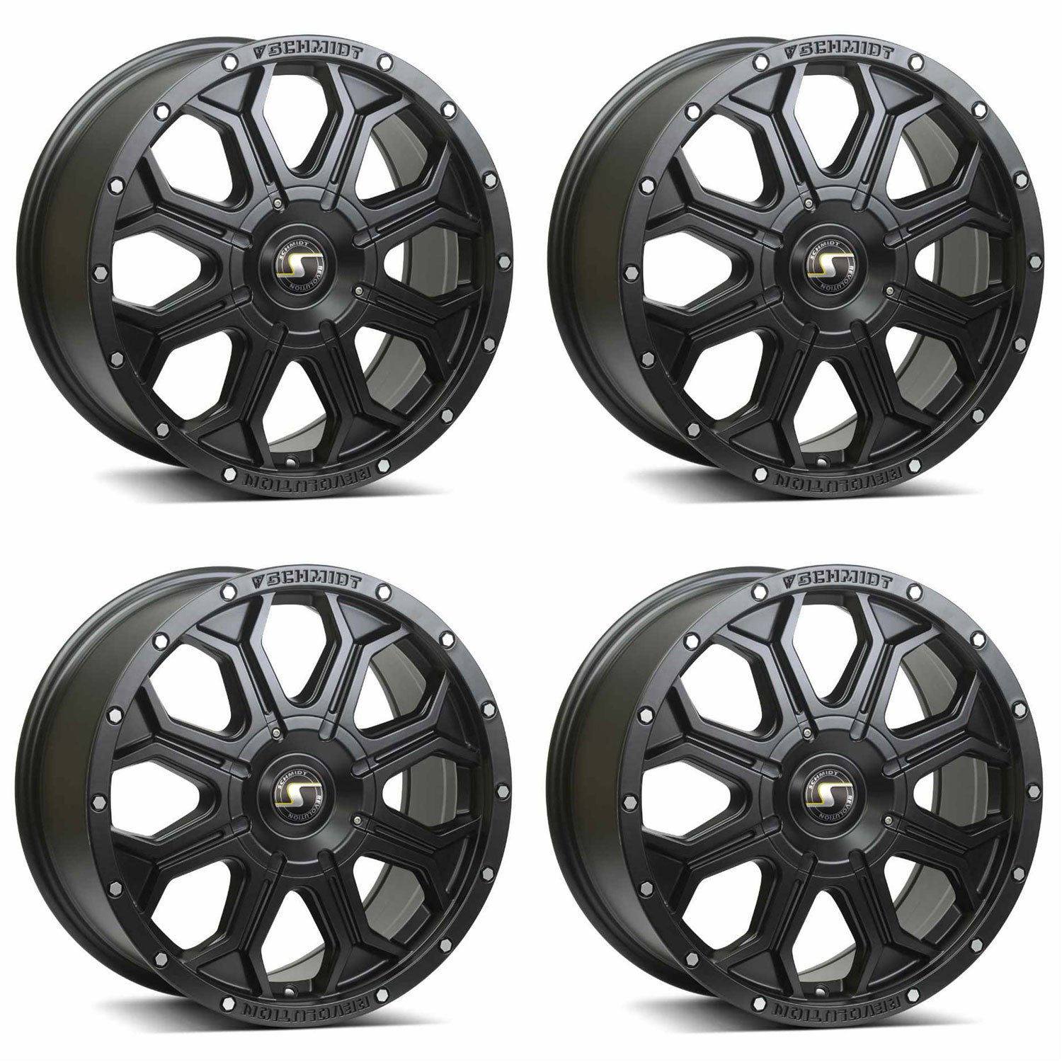 4 Schmidt wheels 18HDX 8.5Jx18 ET49 6x130 SW for VW Crafter 1