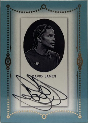 David James 7/13 Autograph On Card Futera Vintage Multi Sport 2024