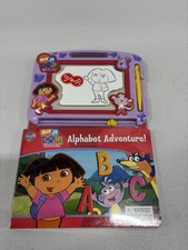 Phidal Dora the Explorer Alphabet Adventure Magnetic Drawing Pad for Ages 3 