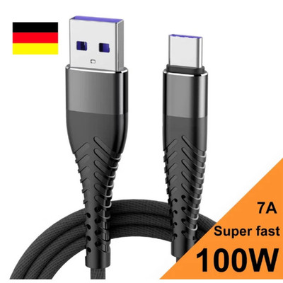 USB Type-C charging cable, data cable for Samsung, Huawei, and Xiaomi mobile pho