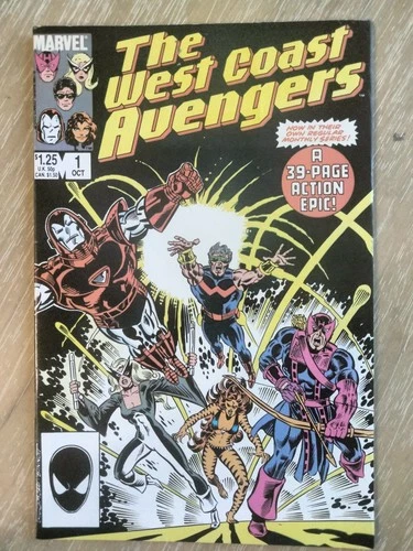 The West Coast Avengers #1 Vintage Marvel Comics Oct. 1985 VG-F