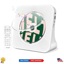 Versatile Portable CD Player with USB/AUX, Bluetooth  FM Radio - Kids Friendly