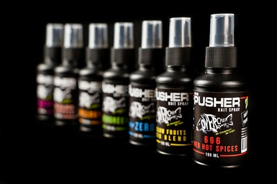 Over Carp Baits The Pusher Köder Dip Spray Karpfenangeln Boilies Methode Pellet