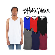 Shaka Wear Adult 6.0oz Active Cotton Sleeveless Tank Top