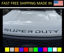 2023 2024 Super Duty Letter Insert Decals F250 F350 HOOD inlay stickers