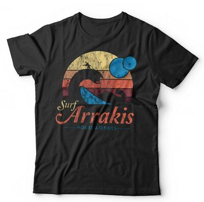 Dune Tshirt Surf Arrakis Unisex - David Lynch, Spice, Sting, Sci-Fi