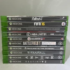 Lot Of 10 Xbox One Games, Fallout 4, Fifa 16, ESO: Tamriel Unlimited, Anthem #ML