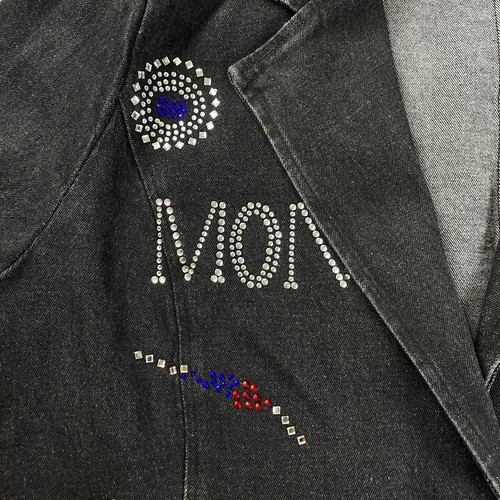 Women With Control Jacket Womens Extra Large My Wonder Collection Denim Black - Picture 2 of 12