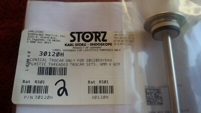 30120H KARL STORZ  CONICAL TROCAR ONLY, FOR 30120EH/EHX SZ 6MM X 6CM