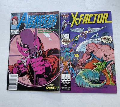 LOT 2 MARVEL COMIC BOOKS X-FACTOR RICK JONES VS. THE ALIENS NEW