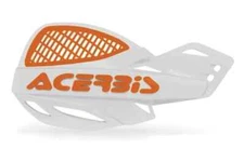 ACERBIS UNIKO VENTED HANDGUARDS WHITE/ORANGE NEW