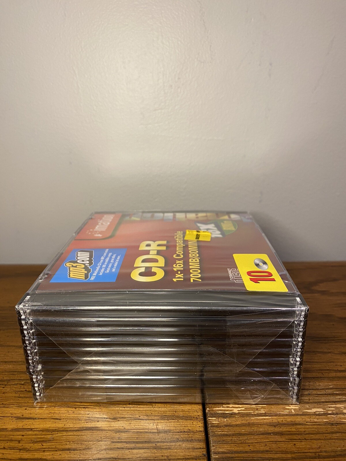 Imation 10 Pack 700MB 80 MIN 1x-16x Compatible CD-R with Jewel Case - Brand New