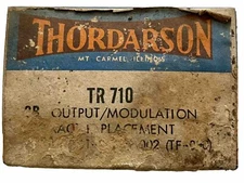 THORDARSON TR710 CB OUTPUT MODULATION EXACT REPLACEMENT RADIO PART VINTAGE NOS