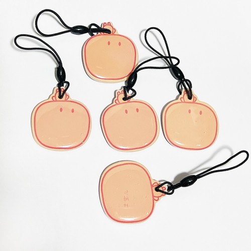 10pcs 125KHz RFID ID EM4100 EM4200 Proximity Induction Pink Cartoon Tag Token - Picture 3 of 5