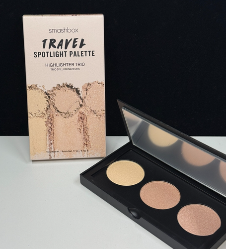 Smashbox Travel Spotlight Palette Highlighter Trio 0.17 oz New In Box - 第 1/7 張圖片