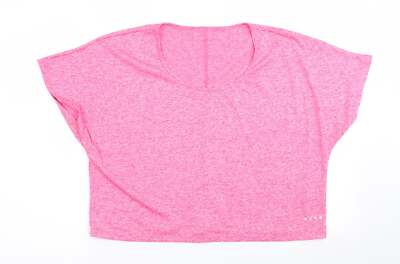 Matalan Damen T-Shirt rot Polyestermischung Größe M - Fledermausärmel