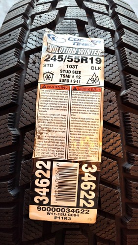 COOPER Evolution Winter 245/55R19 103T (Quantity of 1) 29142924401| eBay