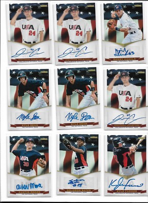 Kyle Dean 2012 Panini USA Auto 182/299!