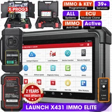2025 Launch X431 IMMO ELITE PLUS Key Programming Full System Diagnostic Scanner