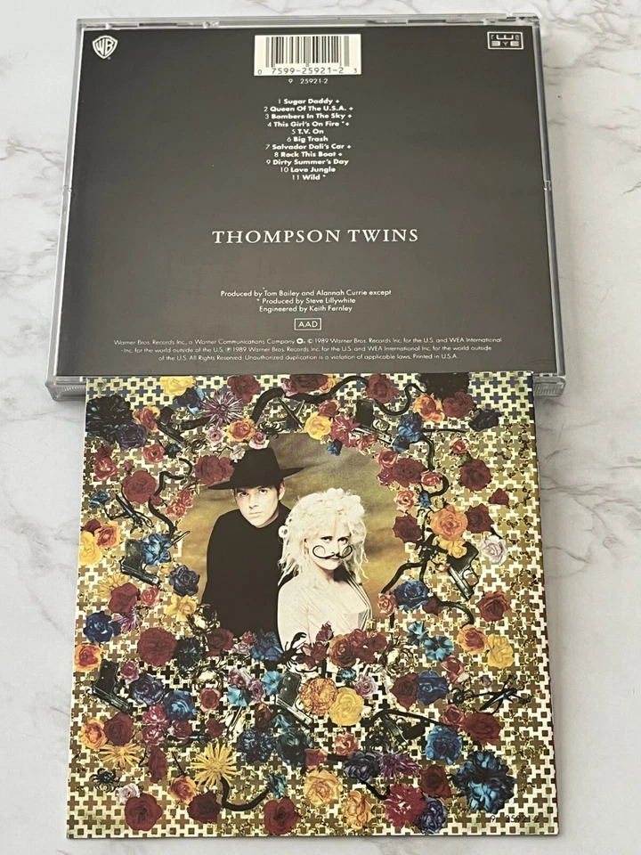 Thompson Twins Big Trash CD ORIGINAL 1989 Warner 9 25921-2 Sugar Daddy RARE! OOP Foto 4 de 4