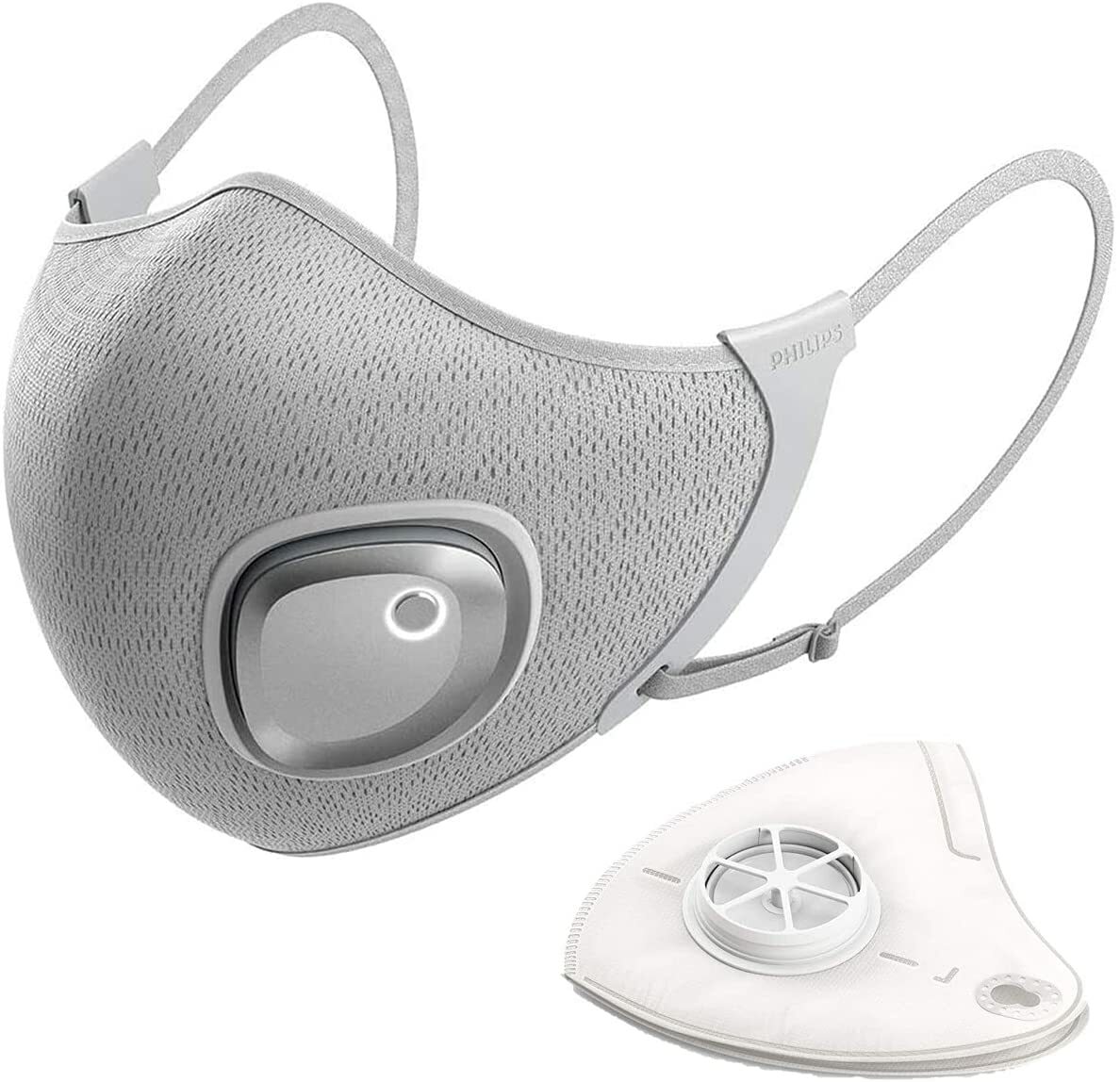 Philips Breeze Mask ACM066 Gray Electronic Fan Sport Face Mask