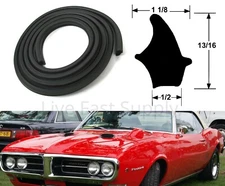 Rubber Trunk Seal Weatherstripping for 1967-1981 Chevy Camaro Pontiac Firebird