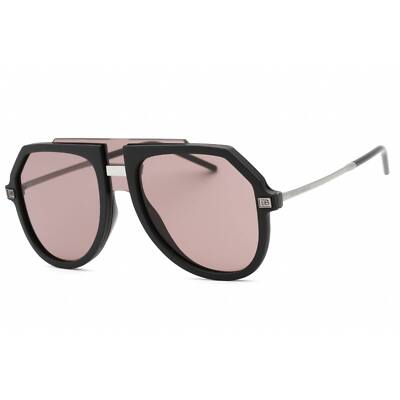 中牟田俊男　Plain Glass CD Dolce & Gabbana Men's Sunglasses Matte Black Full Rim