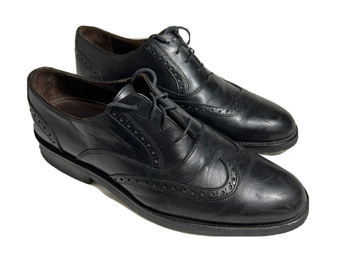 Bruno Magli RAGLAN Black Leather Dress Shoes Size 9 Bruno Magli Leather Upper Black Dress Shoes for Men for sale  main image 3