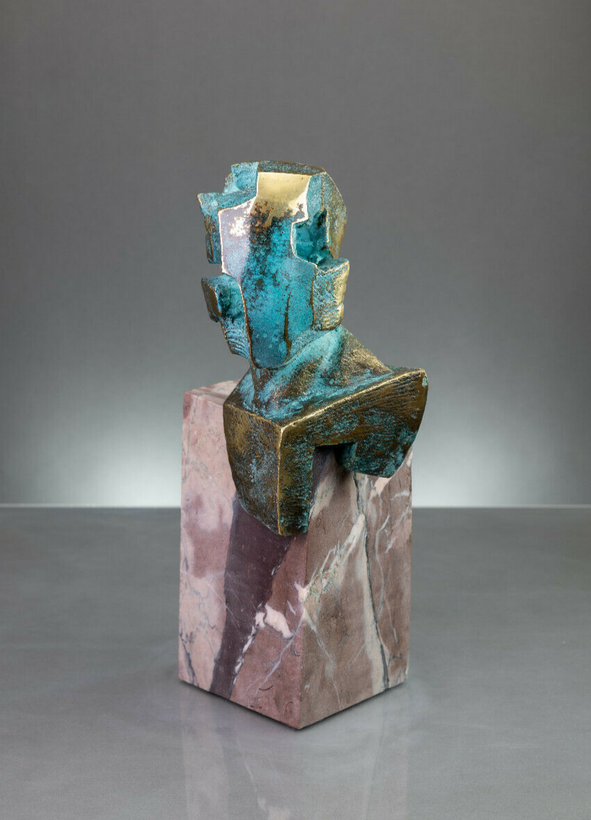 FLOSI V, Konrad Ziolkowski, Sculpture, bronze and marble, Modern
