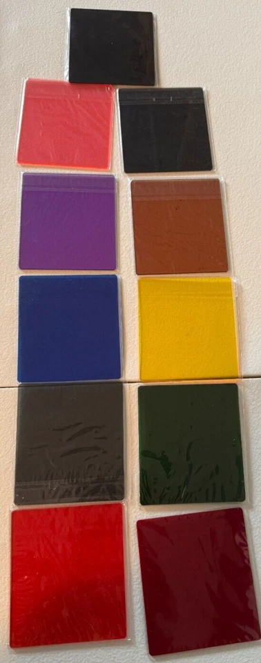 XCSource Camera Lens Filters 11 Approximate Size 3 3/8x 3 3/4 New - Image 2 of 4