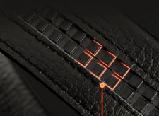 Microfiber Leather Mens Ratchet Belt Belts For Men Adjustable Automatic Buckle