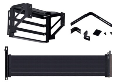 LIAN-LI 011DE-2X EVO Black Upright GPU Kit Graphics Card PCI-Ex16 RISER CABLE