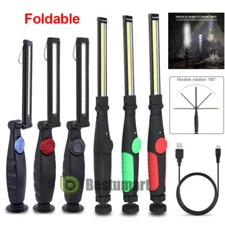 Rechargeable 25 COB LED Work Light Bright Flashlight Inspection Lamp Magnetic