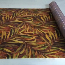 1X Leaf Pattern Static Cling Window Glass Film Sticker Room Door Glass Decors