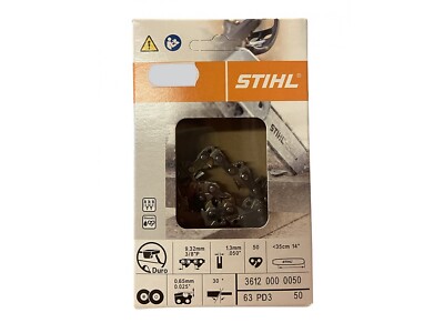 63PD3 50 STIHL NEW CHAINSAW CHAIN SAW 14in. 3/8p .50 50 14 INCH BLADE ...