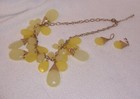 3 Chunky Chokers with Earrings Shades of Yellow Vibrant Fun Lot 60 — photo 9