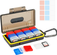 Estuche para tarjetas SD con 36 tarjetas de memoria individuales de pl stico tra