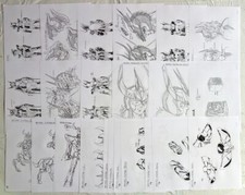 Set 23 Settei BLACK SAINT & SAGITTAIRE CLOTH