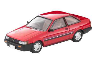 Tomica 1/64 LV-N284b Toyota Corolla Levin 2Dr Lime Red 1984 Complete Fr Japan