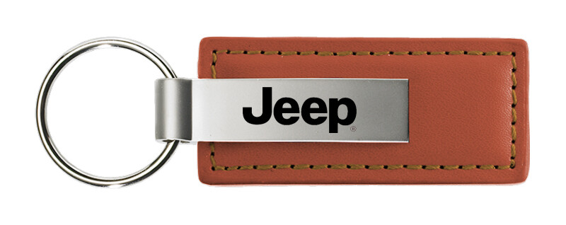 Jeep Leather Keychain (Brown) | eBay