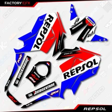 Repsol Graphic Decal Sticker kit fits Honda Grom 125 2013 2014 2015 2016 MSX125