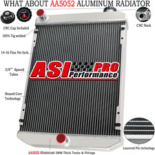 6679831 4 Row Aluminum Radiator for Bobcat 430 430D 435 435D 435G Excavators MT