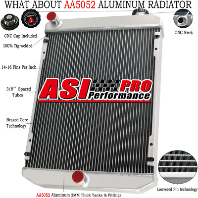 3-Row Aluminum Radiator Fit Bobcat 430/430D/435/435D/435G Excavators 6679831