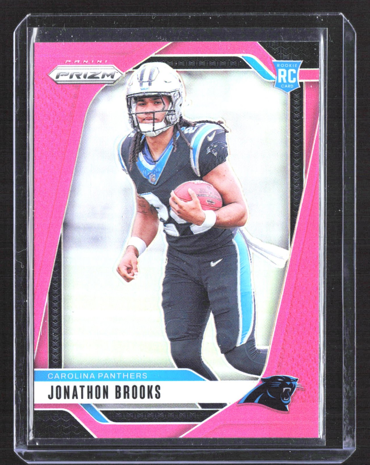 2024 Panini Prizm #357 Jonathon Brooks Pink Rookie